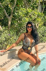 Biah 26 year old Italian, Caucasian (white), Tall, Black, Long, Breast size C escort in Sharjah
