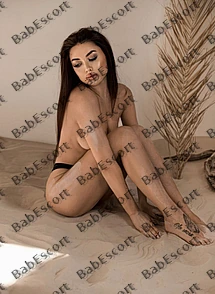 Angelina 23 year old Russian, Caucasian (white), Busty, Black, Long, Breast size C escort in Sharjah