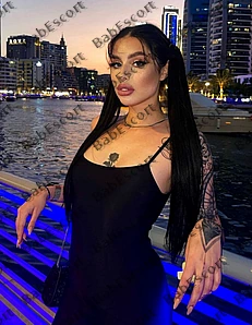 Aleks 24 year old Russian, Caucasian (white), Busty, Black, Long, Breast size C escort in Sharjah