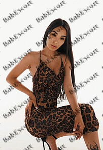 Aliana 22 year old Kazakh, Asian, Busty, Black, Long, Breast size C escort in Al Ain