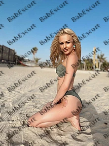 Rosi 27 year old American, Mixed, Tiny, Blonde, Medium, Breast size A escort in Dubai