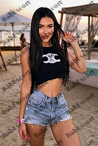 Alexandra 19 year old Ukrainian, Caucasian (white), Tall, Black, Long, Breast size B escort in Al Ain