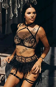 Gia 26 year old Ukrainian, Caucasian (white), Busty, Black, Long, Breast size C escort in Ajman thumbnail 4