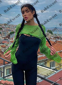 Aleks 21 year old Russian, Caucasian (white), Busty, Black, Long, Breast size C escort in Ajman thumbnail 8