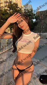 Malibu 20 year old Czech, Mixed, Skinny, Brown, Long, Breast size B escort in Fujairah thumbnail 4