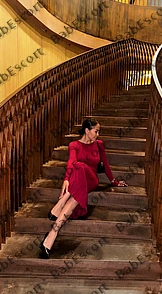Rabiya 30 year old Kazakh, Asian, Slim, Black, Long, Breast size D escort in Dubai