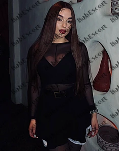 Stella 21 year old Russian, Caucasian (white), Slim, Black, Long, Breast size B escort in Dubai