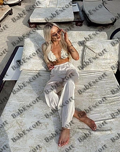 Celeste 23 year old Russian, Mixed, Slim, Blonde, Long, Breast size A escort in Dubai