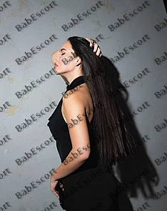 Adeline 24 year old Kazakh, Mixed, Busty, Black, Long, Breast size C escort in Abu Dhabi