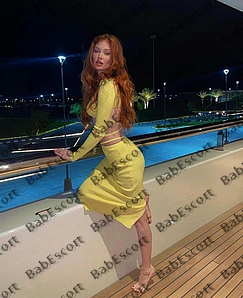 Ella 24 year old Russian, Caucasian (white), Petite, Red, Long, Breast size A escort in Abu Dhabi