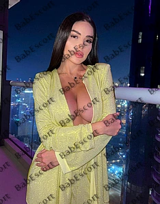 Ellie 23 year old Russian, Mixed, Busty, Black, Long, Breast size D escort in Abu Dhabi