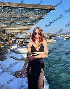 Monica 25 year old Russian, Caucasian (white), Skinny, Red, Medium, Breast size A escort in Abu Dhabi