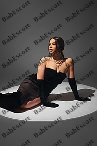 Anastasia 26 year old Russian, Caucasian (white), Curvy, Black, Long, Breast size B escort in Abu Dhabi