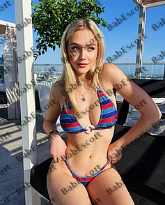 Delphine 18 year old Swedish, Mixed, Slim, Blonde, Long, Breast size B escort in Abu Dhabi
