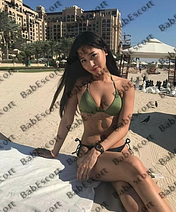 Zephyra 23 year old Korean, Asian, Slim, Black, Medium, Breast size B escort in Abu Dhabi