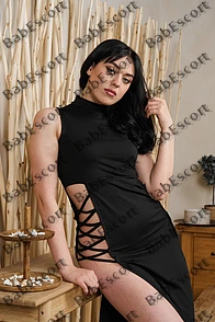 Fiora 25 year old Russian, Caucasian (white), Curvy, Black, Long, Breast size A escort in Abu Dhabi thumbnail 2
