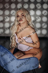Soraya 24 year old Russian, Caucasian (white), Busty, Blonde, Short, Breast size B escort in Abu Dhabi