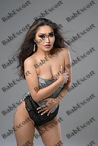 Mireille 24 year old Spanish, Mixed, Slim, Brown, Medium, Breast size A escort in Abu Dhabi