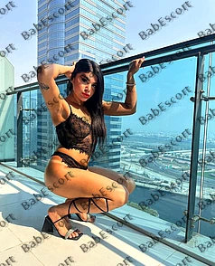 Noshika 30 year old Italian, Mixed, Slim, Black, Medium, Breast size B escort in Dubai thumbnail 3